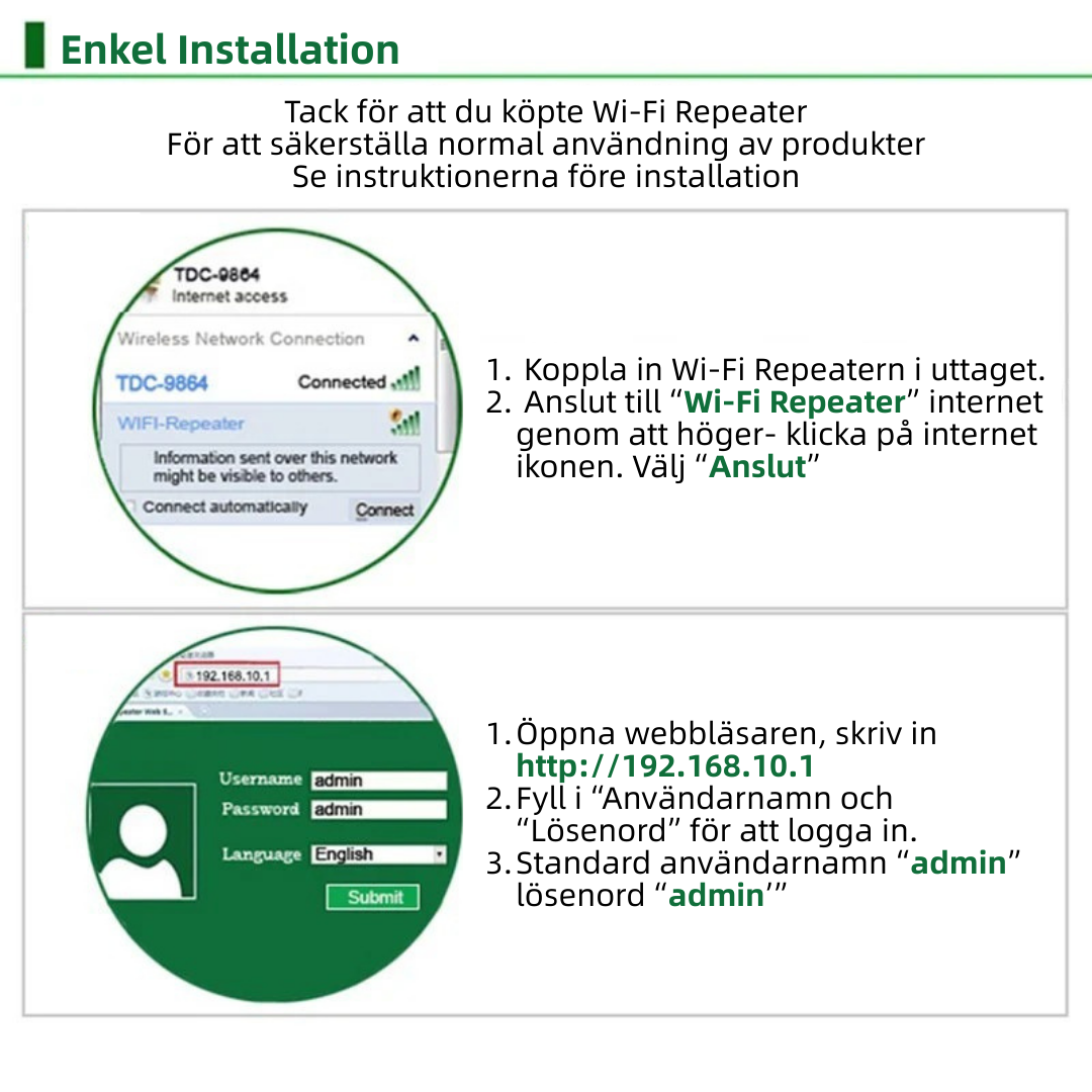 WiFi Signalförstarkare