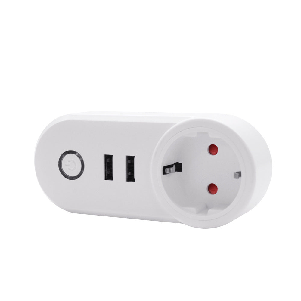 Appstyrd smart WiFi uttag med dubbla USB