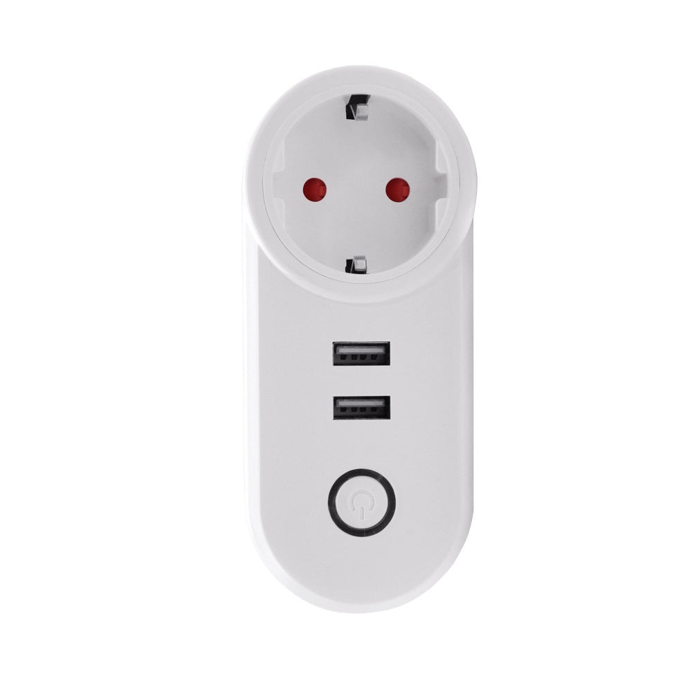 Appstyrd smart WiFi uttag med dubbla USB