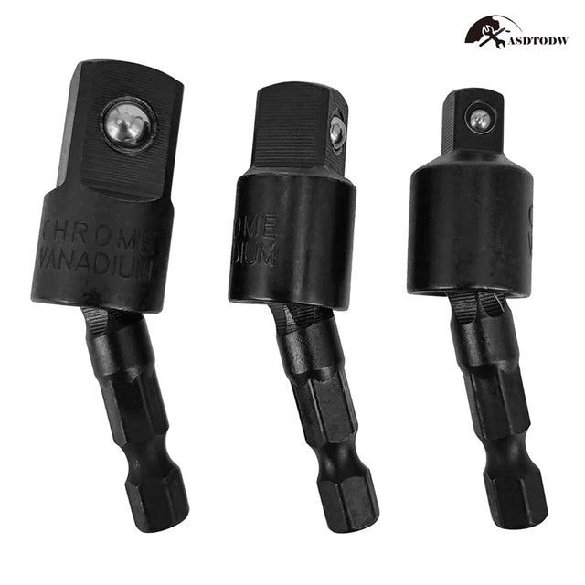 Universal 1/4" hex adapter - 1/2" 1/4" 3/8"