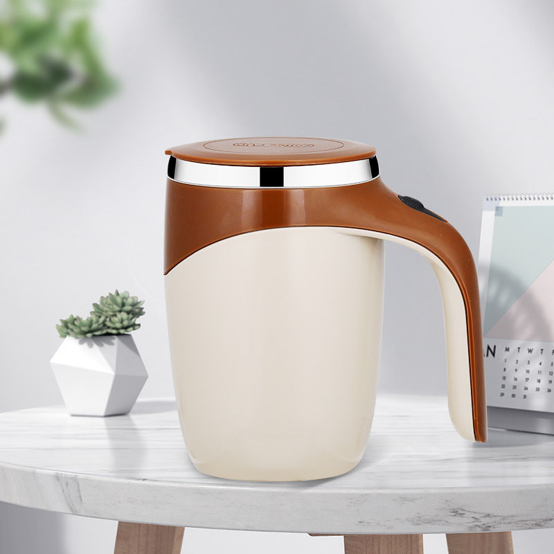 Magnetized stirring cup