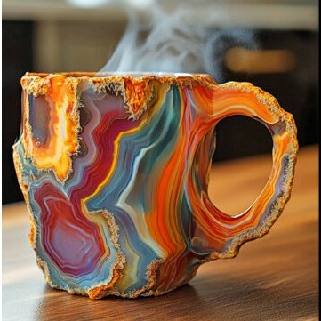 Mineral Kristall Kaffemugg 400ml