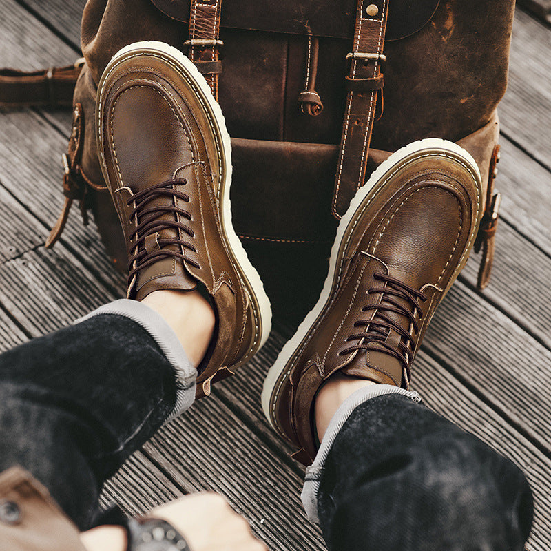 Retro Platform Low Martin Boots - Herr