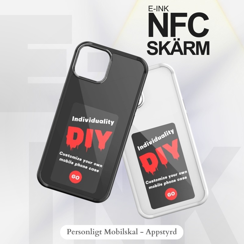 E-ink NFC Skärm Mobilskal - Skapa personligt utseende