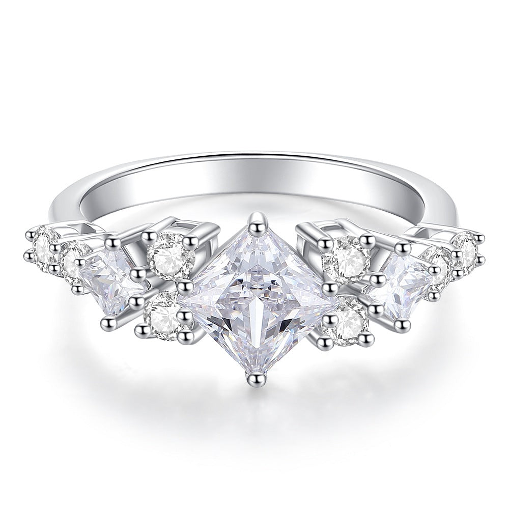 Moissanitring - S925 Sterling Silver