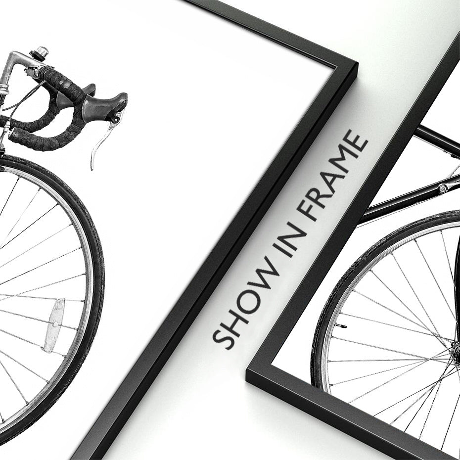 Poster | Delad Cykel - Olika storlekar