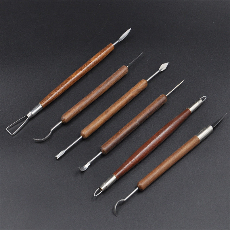 Lerverktyg Carving - 6 Delar Set