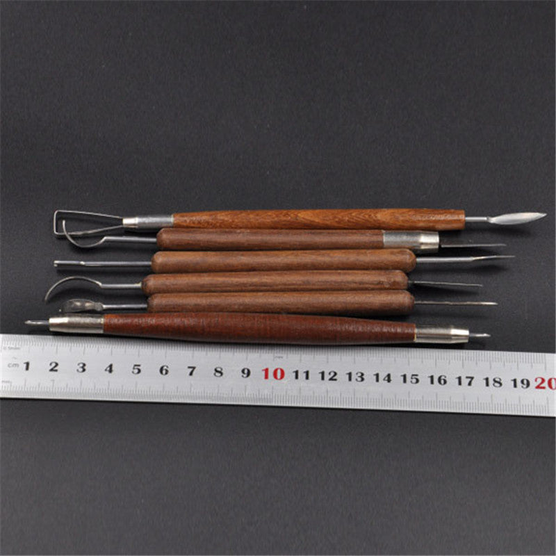 Lerverktyg Carving - 6 Delar Set