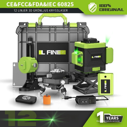 L-FINE Krysslaser LLX360 Grön
