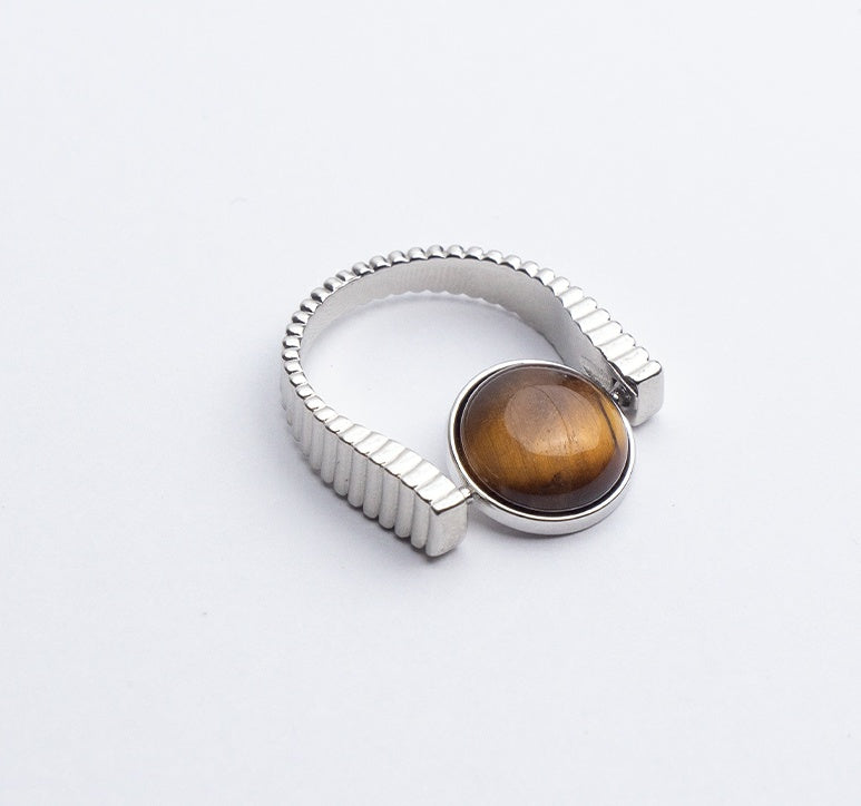 Fidget Spinner Ring - Natursten