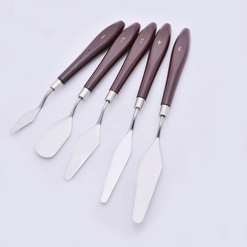 Keramiklera Spatel - 5 Delar Set
