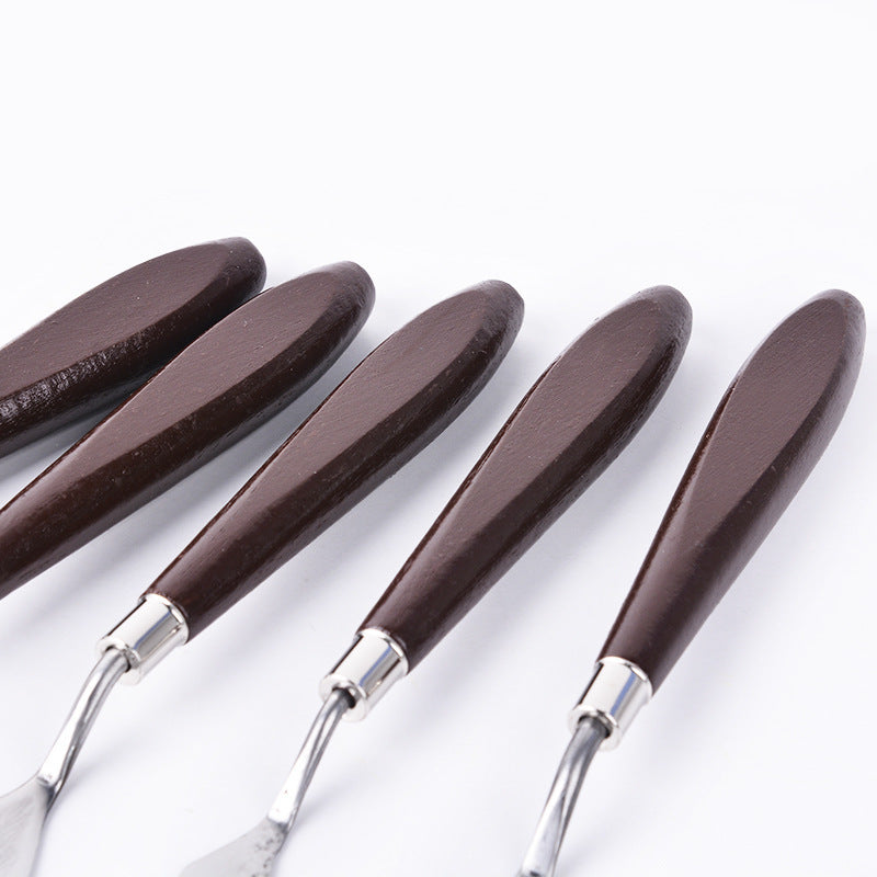 Keramiklera Spatel - 5 Delar Set