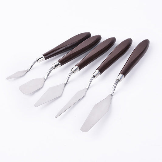 Keramiklera Spatel - 5 Delar Set