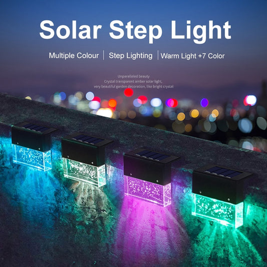 RGB LED Solar Panel Powered - Waterproof
