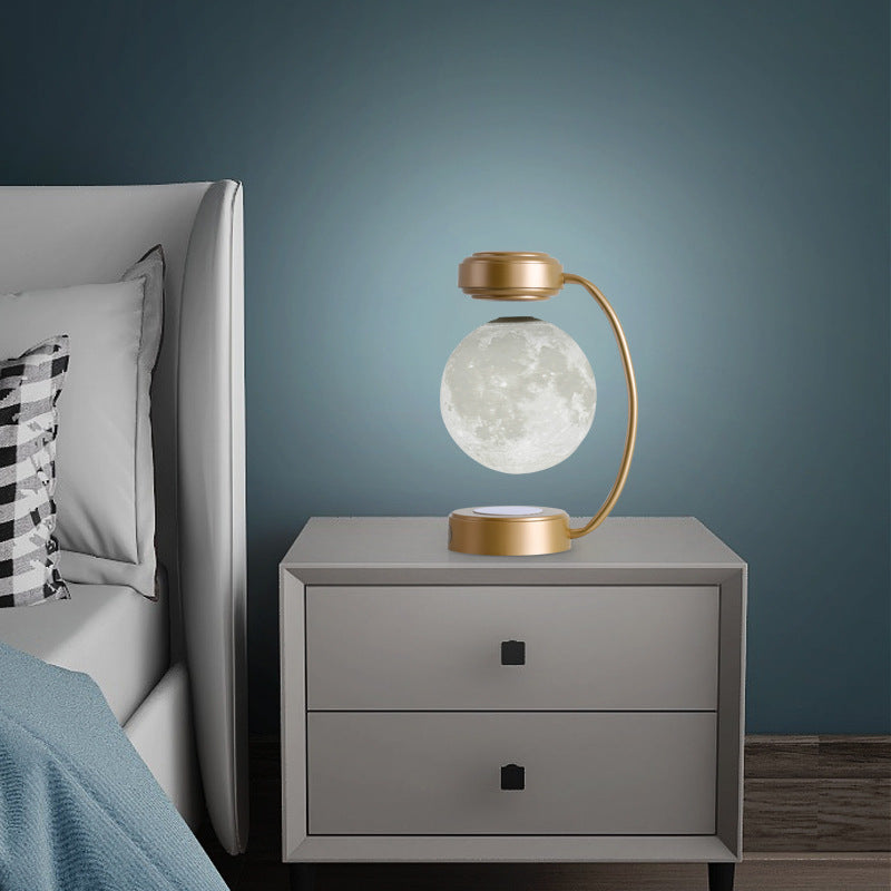 3D LED Månljus Lampa, Leviterande