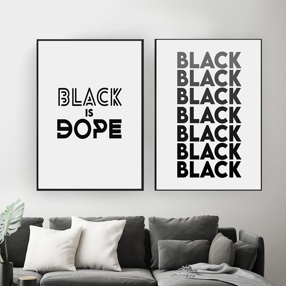 Poster | Black Excellence Dope - Olika modeller/storlekar
