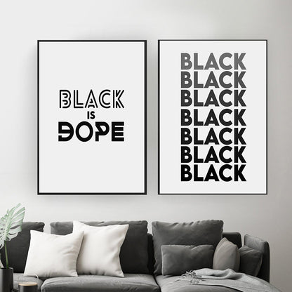 Poster | Black Excellence Dope - Olika modeller/storlekar