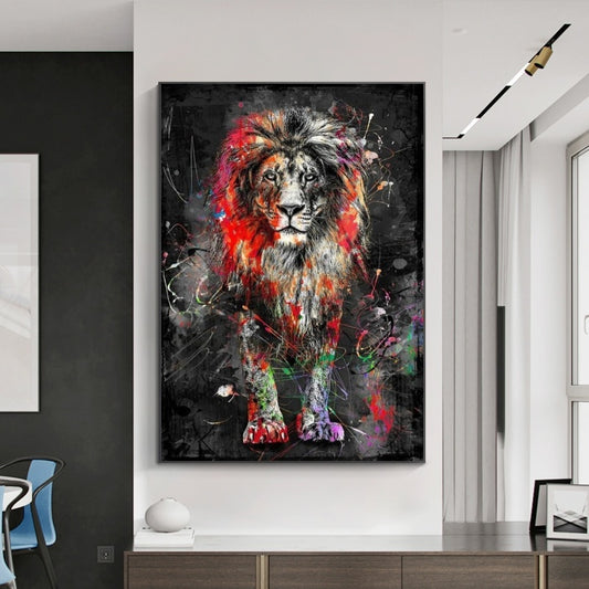 Poster | Colorful Lion