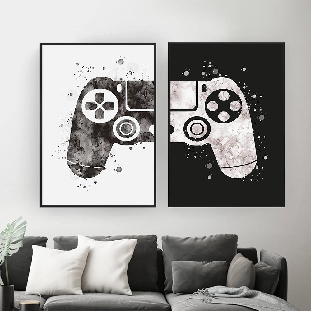 Poster | Gamepads - Olika modeller/storlekar