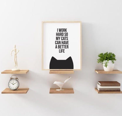 Poster | Arbete Katt