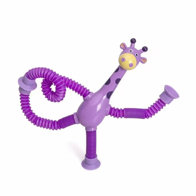 Giraff med poptuber - Anti-stressleksak