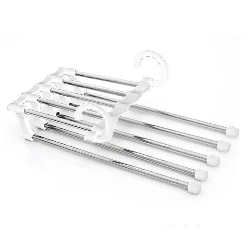 5 in 1 Wardrobe Hanger - Multifunctional in Stainless Steel 