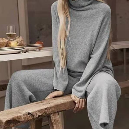 Byxor Vida, Högkrage Casual tvådelad uppsättning