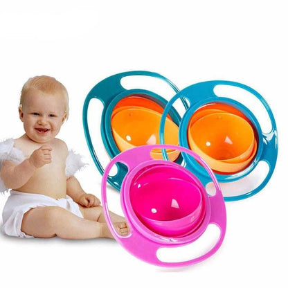 360°Gyro Rotating Spill-Proof Bowl
