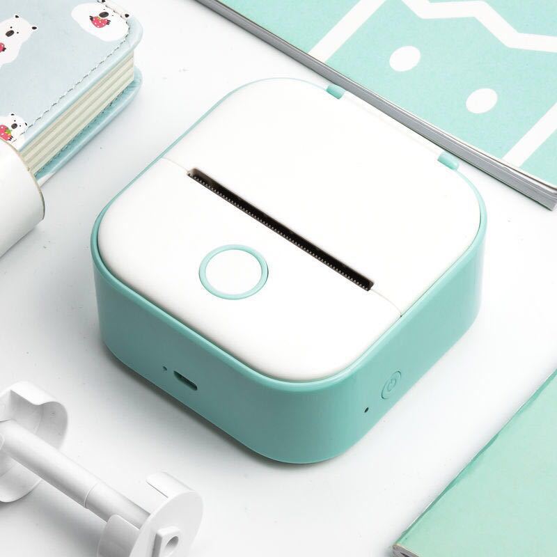 Bärbar Termisk Minietikettskrivare - Bluetooth Kompatibel