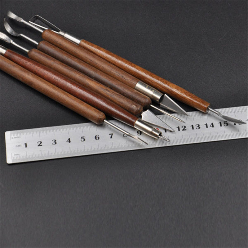 Lerverktyg Carving - 6 Delar Set