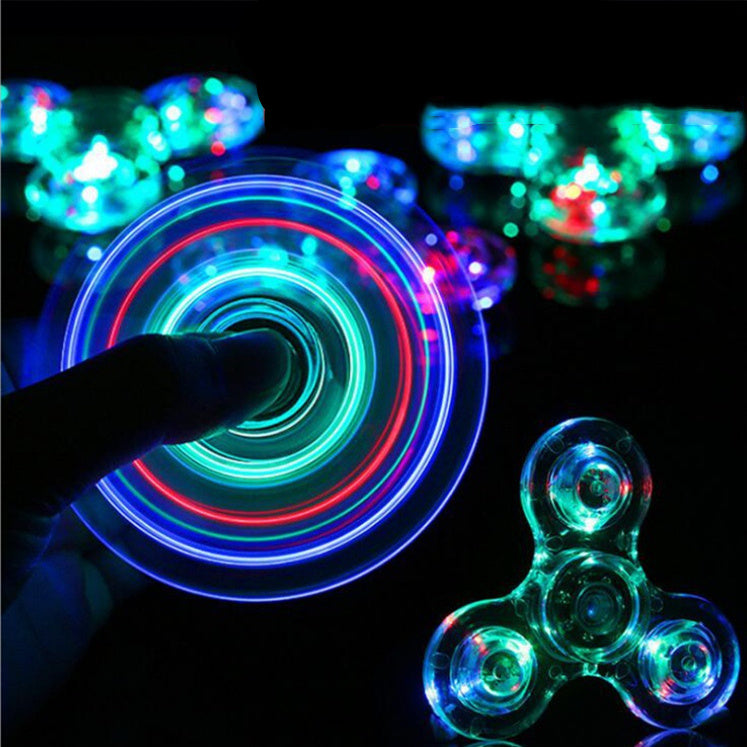 Fidget Spinner - Lyser vid rotation