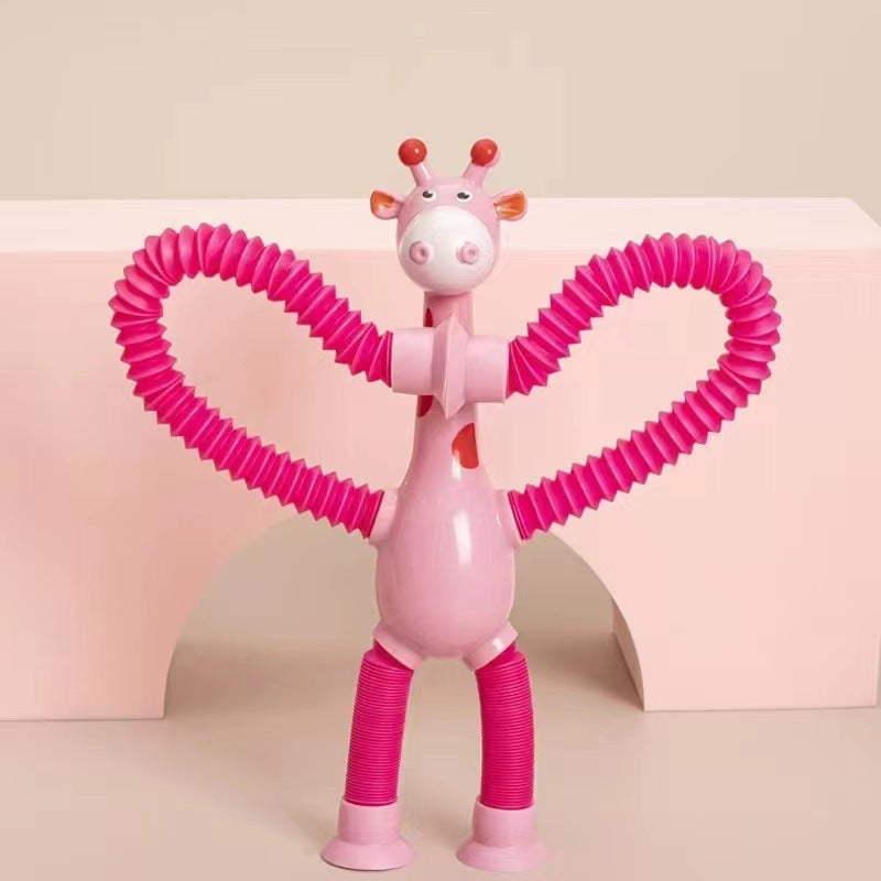 Giraff med poptuber - Anti-stressleksak