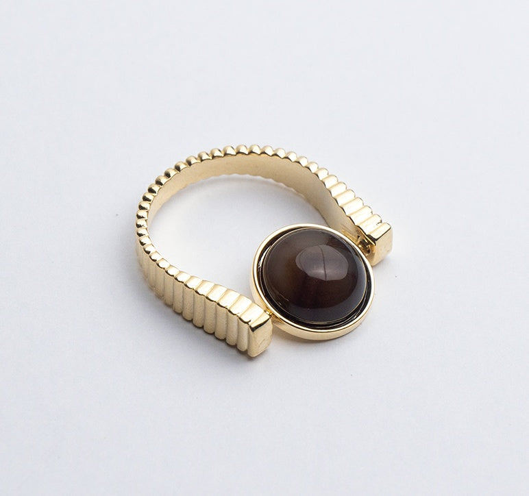 Fidget Spinner Ring - Natursten