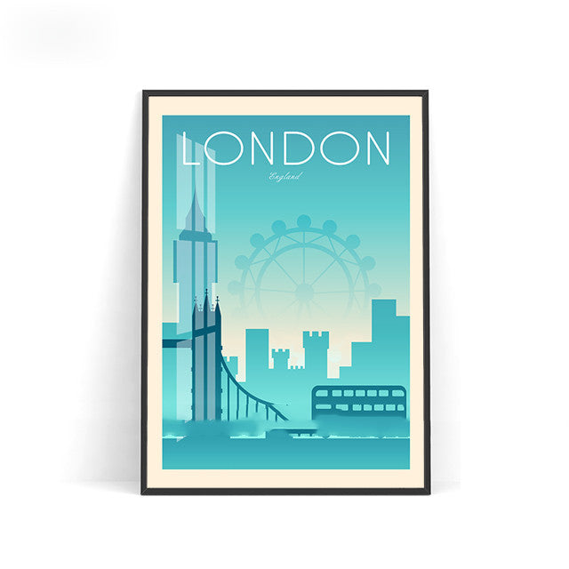 Poster | Resa Stadslängtan - Olika modeller/storlekar