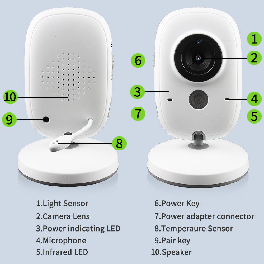 3.2" Digital Babyvakt/Monitor