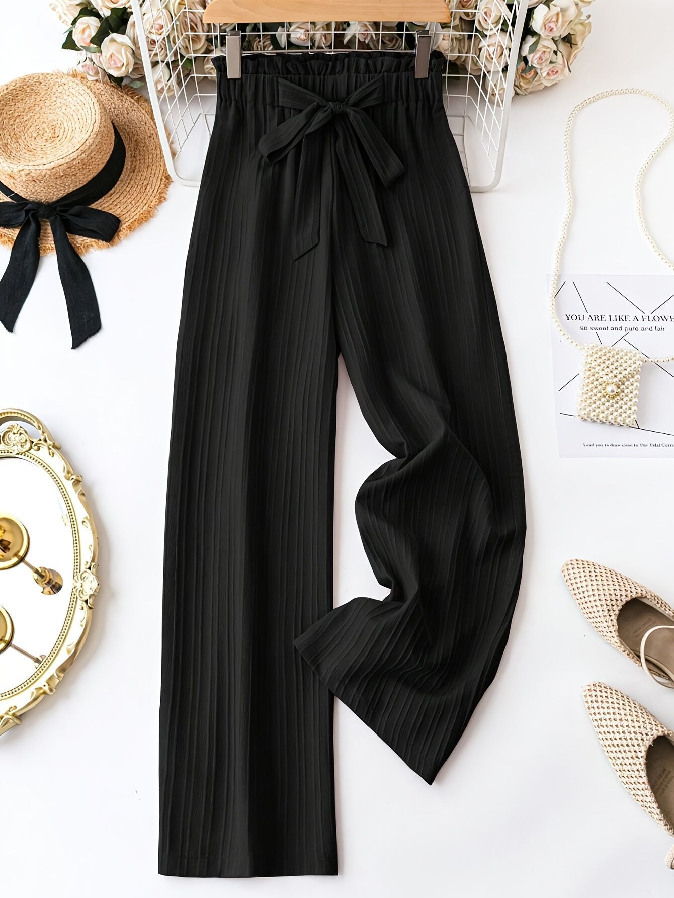 Belt Casual Pants