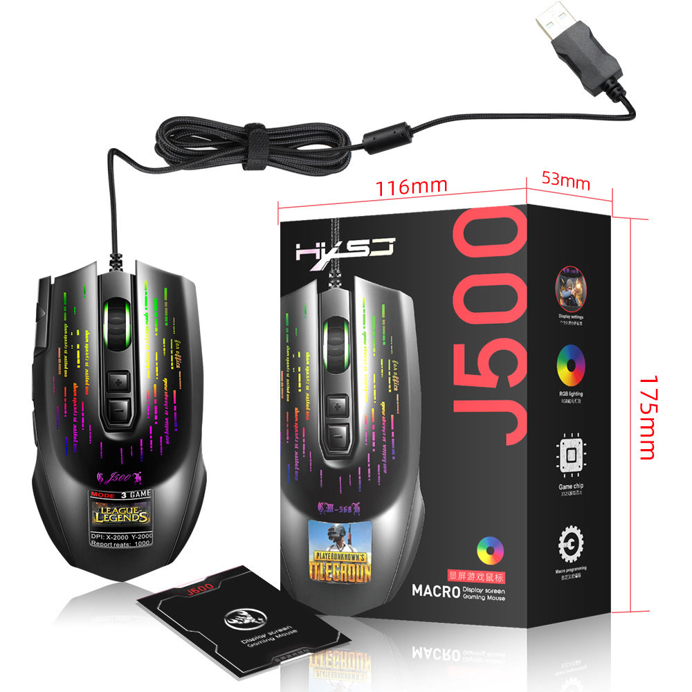 HXSJ J500 - Display Gaming Macromus
