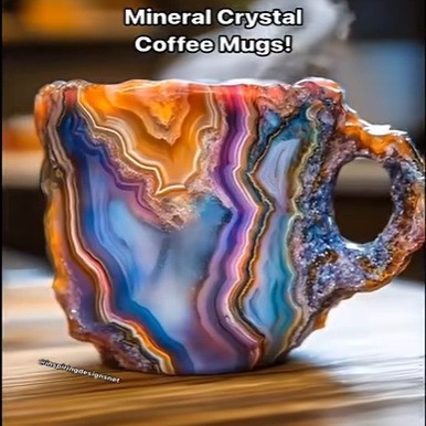Mineral Kristall Kaffemugg 400ml