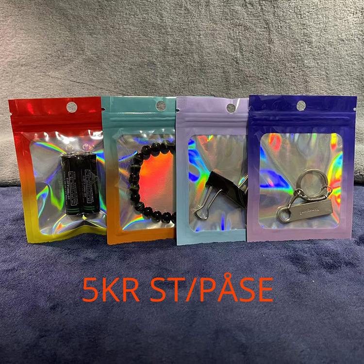 Färgglada PTE Zippåsar