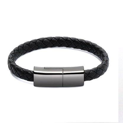 Läderarmband - Laddare USB
