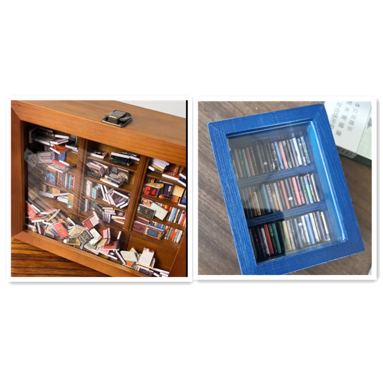 Kreativ Antik Liten Bokhylla-Sortera själv, DIY