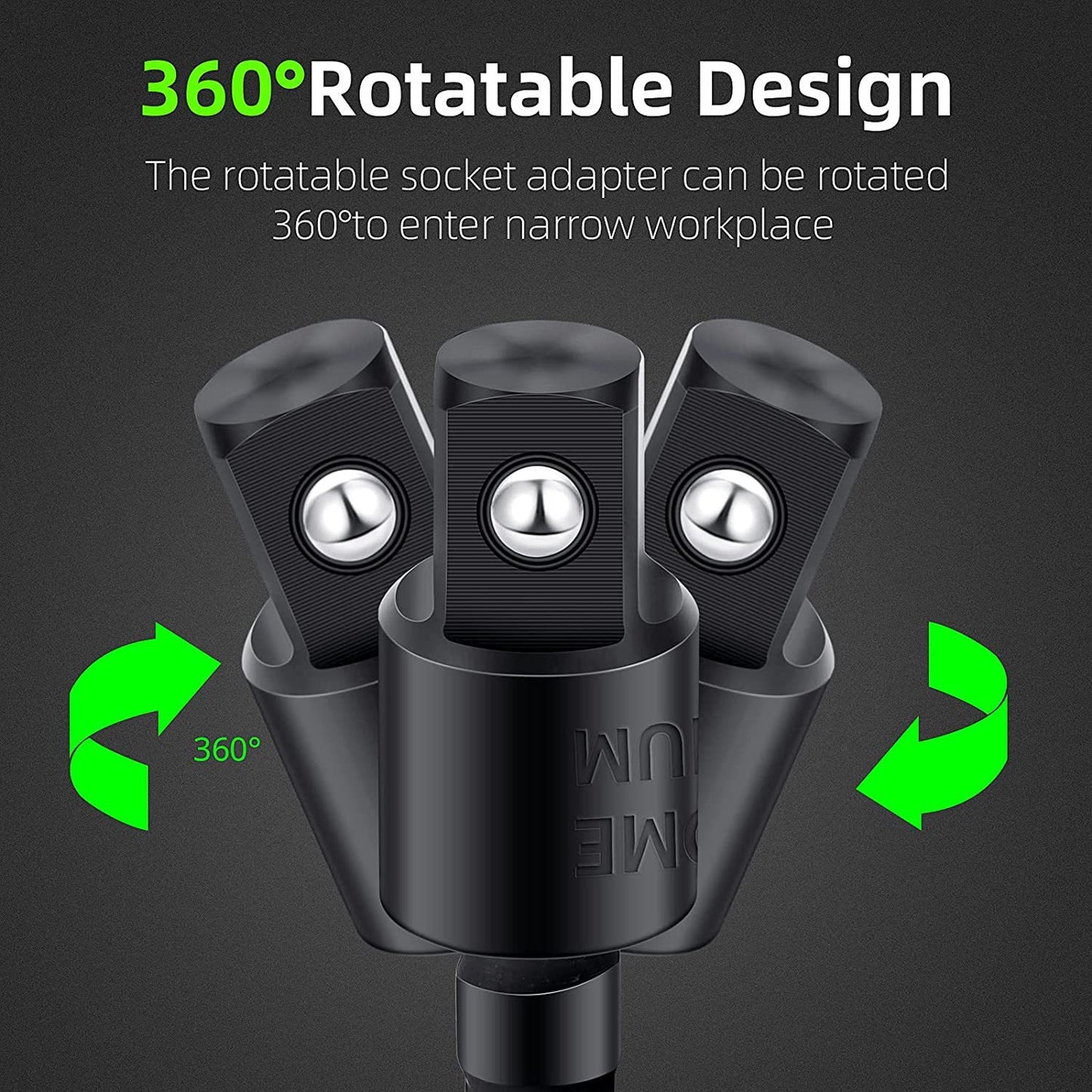 Universal 1/4" hex adapter - 1/2" 1/4" 3/8"