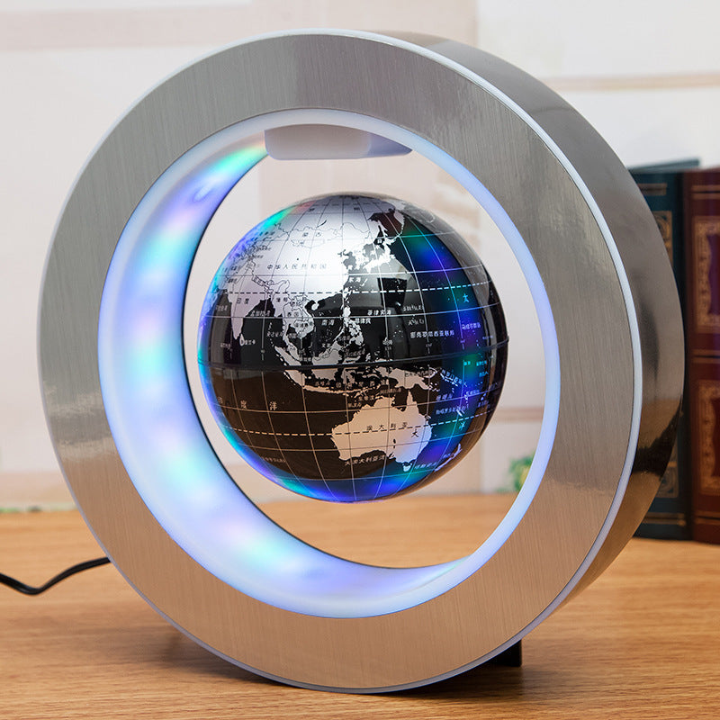 Round Levitating World Map LED