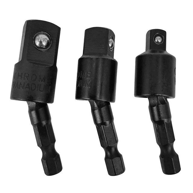 Universal 1/4" hex adapter - 1/2" 1/4" 3/8"