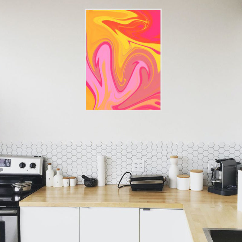 Poster | Minimalistisk Färgbomb