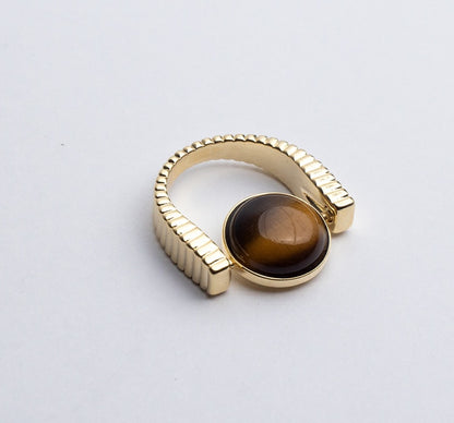 Fidget Spinner Ring - Natursten
