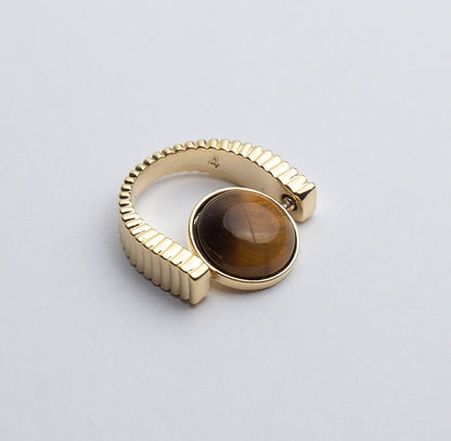 Fidget Spinner Ring - Natursten