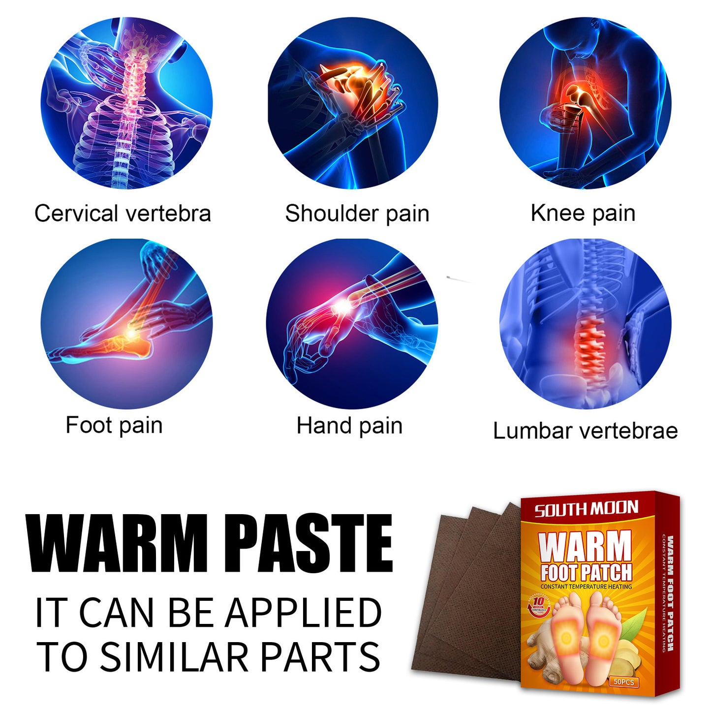 Heating Foot Pads - 50 Pack