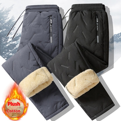 Fleece mjukisbyxa lammull, vattentät vindtät