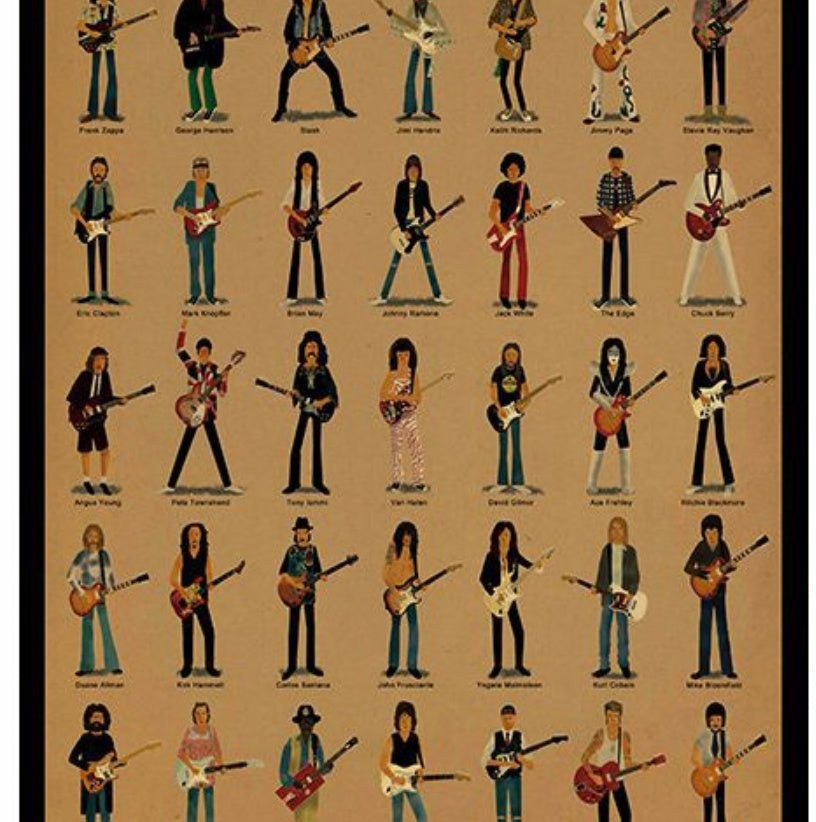 Poster | Gitarr Vintage
